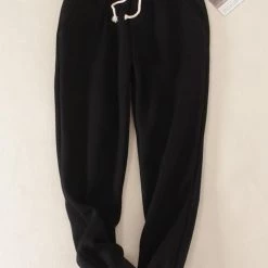 Levency Brushed Drawstring Pockets Pants