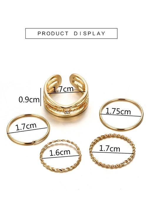 Levency Simple Rings Set 3 Levency Simple Rings Set