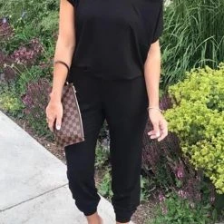 Levency New In One Shoulder Short Sleeve Jumpsuit 15 Levency New In One Shoulder Short Sleeve Jumpsuit