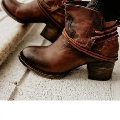 Levency Lace Up Chunky Heels Ankle Boots New In