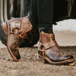 Levency Low Heel Slip On Ankle Boots New In