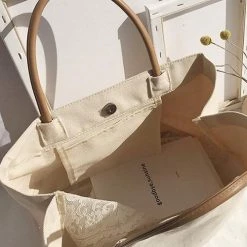 Levency Shoulder Canvas Tote Bag New In