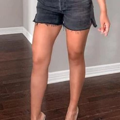 Levency Ripped High Waist Denim Shorts New In