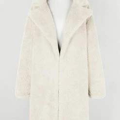 Levency Turndown Collar Teddy Coat