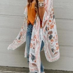 Levency Floral Print Summer Kimono New In