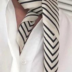 Levency New In Simple Stripe Scarf