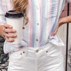 Levency Ripped High Waist Denim Shorts New In