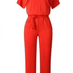 Levency New In Short Sleeve Knot Jumpsuit 37 Levency New In Short Sleeve Knot Jumpsuit