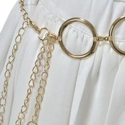 Levency New In Metal Annulus Waist Chain