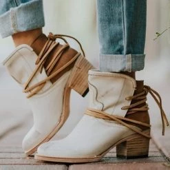 Levency Lace Up Chunky Heels Ankle Boots New In