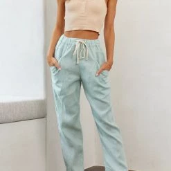 Levency Relaxed Drawstring Pants New In