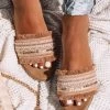 Levency New In Boho Tassels Flat Slipper
