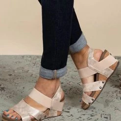 Levency New In Open Toe Cut Out Wedge Sandals