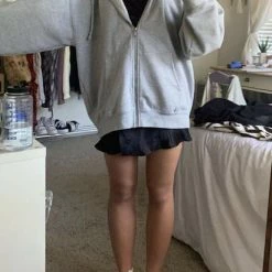 Levency Pockets Loose Hoodie Coat