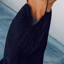 Levency New In Ruffles Hem Slip Maxi Dress