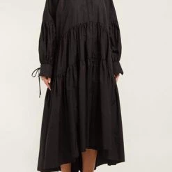 Levency Oversized Ruffled Maxi Dress New In 12 Levency Oversized Ruffled Maxi Dress New In