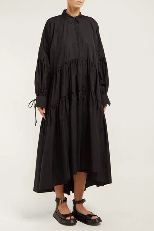 Levency Oversized Ruffled Maxi Dress New In 3 Levency Oversized Ruffled Maxi Dress New In