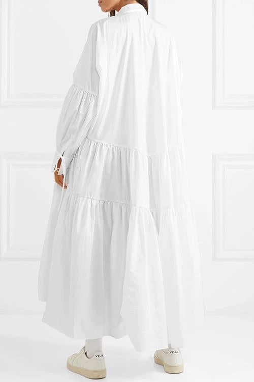Levency Oversized Ruffled Maxi Dress New In 6 Levency Oversized Ruffled Maxi Dress New In