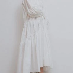 Levency Oversized Ruffled Maxi Dress New In