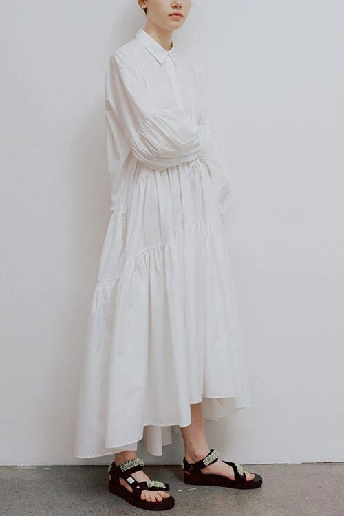 Levency Oversized Ruffled Maxi Dress New In 2 Levency Oversized Ruffled Maxi Dress New In