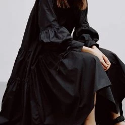 Levency Oversized Ruffled Maxi Dress New In 14 Levency Oversized Ruffled Maxi Dress New In