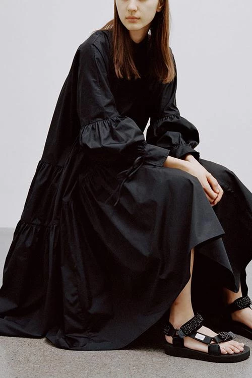 Levency Oversized Ruffled Maxi Dress New In 5 Levency Oversized Ruffled Maxi Dress New In