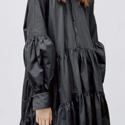 Levency Oversized Ruffled Maxi Dress New In 18 Levency Oversized Ruffled Maxi Dress New In