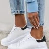 Levency Lace Up White Sneakers