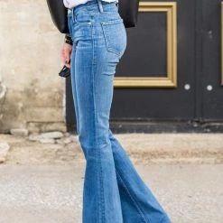 Levency New In Classical High Waist Flares Jeans