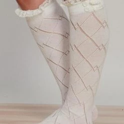 Levency Lace Button Knee Sock New In 22 Levency Lace Button Knee Sock New In