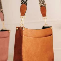 Levency Leopard Strap Crossbody Purse