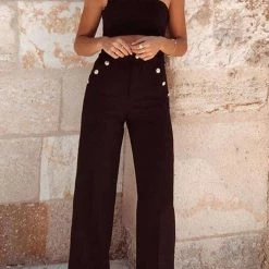 Levency New In Button Wide Leg Pants 13 Levency New In Button Wide Leg Pants