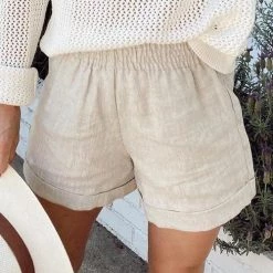 Levency Solid Pockets Shorts