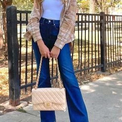 Levency New In Classical High Waist Flares Jeans