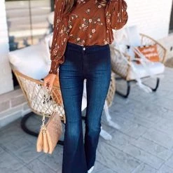 Levency New In Classical High Waist Flares Jeans