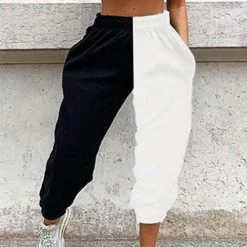 Levency Color Block Pockets Jogger New In