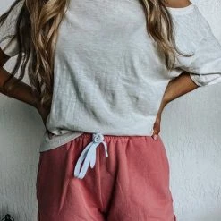 Levency Pockets Drawstring Shorts