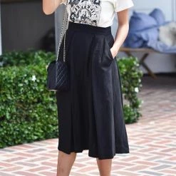 Levency Pleated A Line Skirts New In