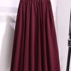 Levency Pleated A Line Skirts New In