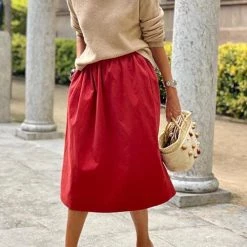 Levency Pleated A Line Skirts New In