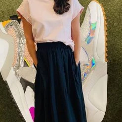 Levency Pleated A Line Skirts New In