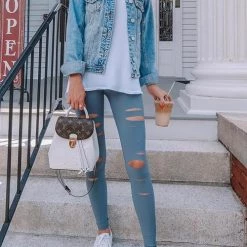 Levency Ripped Yoga Leggings New In