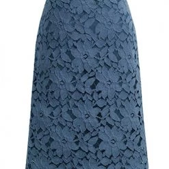 Levency New In Lace Hollow Mide Skirts