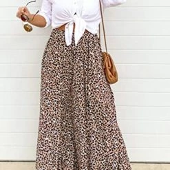 Levency Leopard Print Wide Leg Pants New In