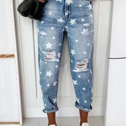 Levency New In A Star Is Born Distressed Relaxed Jean
