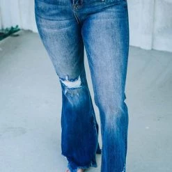 Levency New In Sadie Distressed Flare Jeans