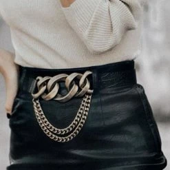 Levency Metal Chain Belt New In