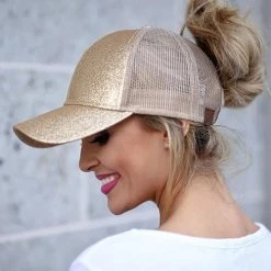 Levency Sequin Mesh Baseball Cap 12 Levency Sequin Mesh Baseball Cap