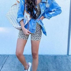 Levency Ripped Denim Jackets