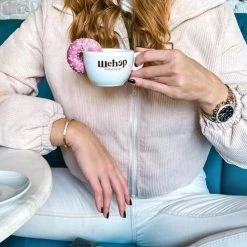 Levency Corduroy Stand Collar Puffer Coat